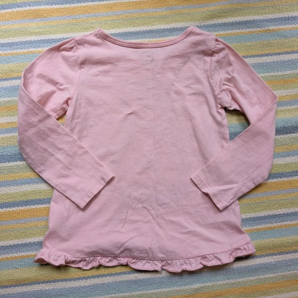 Carter's pink cat Purrfect top 4T